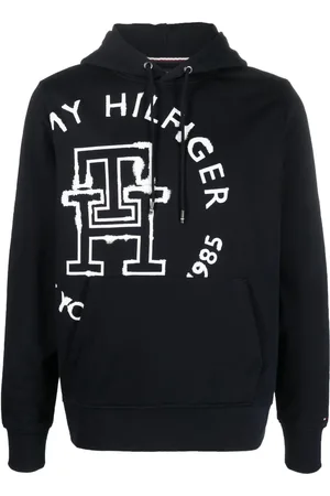 Tommy Hilfiger Logo-print cotton hoodie