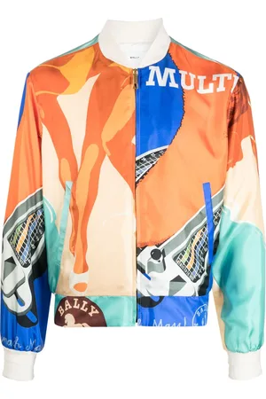 Bally Graphic-print bomber jacket