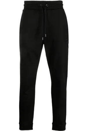 HUGO BOSS Logo-patch slim track trousers