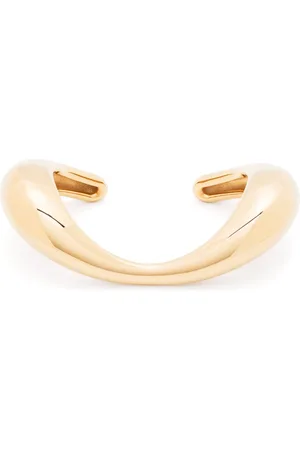 CHARLOTTE CHESNAIS Lips -plated cuff bracelet