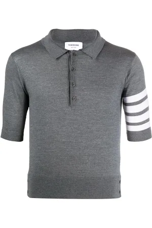 Thom Browne 4-Bar short-sleeved polo shirt
