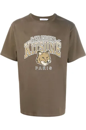 Maison Kitsuné Logo-print cotton T-shirt