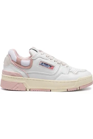 Autry Logo-embellished side panels leather sneakers