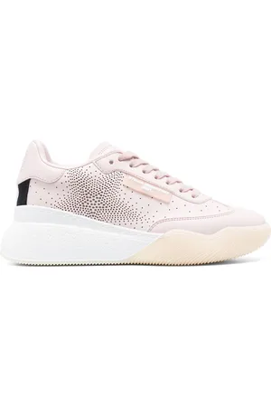Stella McCartney Sequin-embellished lace-up sneakers