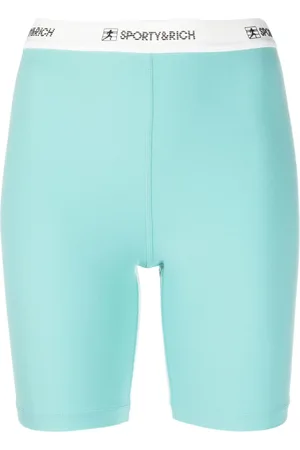 Sporty & Rich Logo-waistband shorts