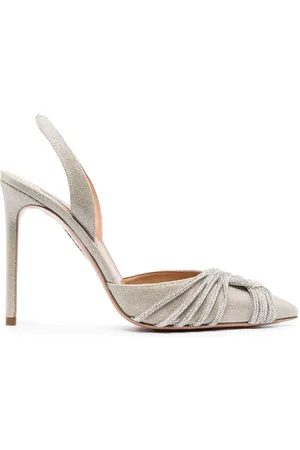 Aquazzura Aqua Gatsby 105mm leather pumps