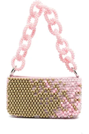 GERMANIER Bead-embellished shoulder bag