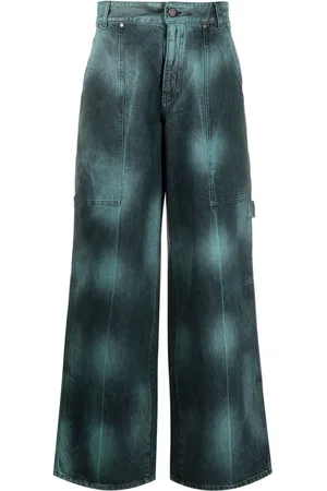 Stella McCartney Tie-dye wide-leg jeans