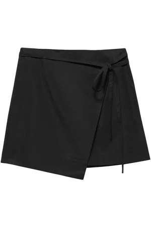 Frame Ženy Krátké - Wrapped cotton mini skirt