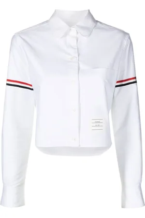 Thom Browne Cropped cotton shirt