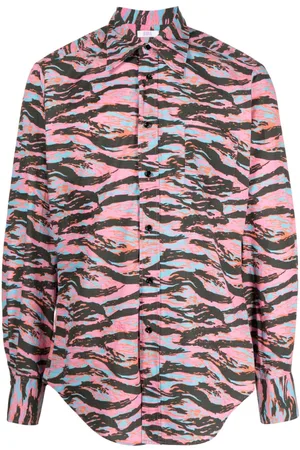 ERL Zebra-print cotton shirt