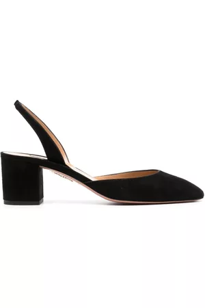 Aquazzura Ženy Se zavřenou špičkou - Slingback block-heel pumps
