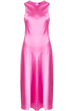 Cynthia Rowley Sleeveless flared-skirt silk dress