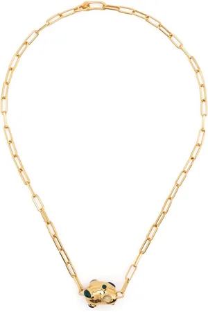 Missoma Molten gemstone pendant choker necklace