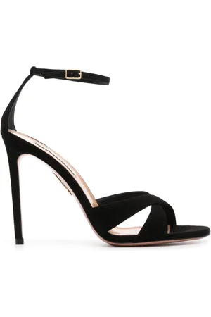 Aquazzura Divine 105mm suede sandals