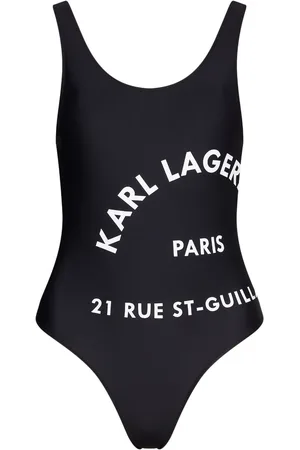 Karl Lagerfeld Logo-print swimsuit