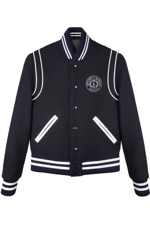 Sporty & Rich Connecticut Crest logo-embroidered varsity jacket