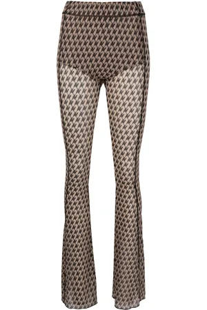 AVAVAV Apartment monogram-print trousers