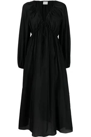MATTEAU V-neck midi dress