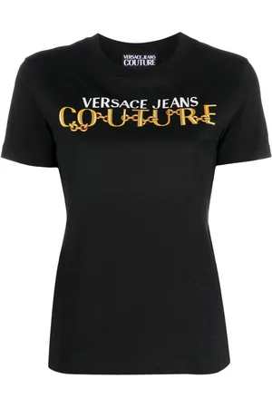 VERSACE Logo Couture print T-shirt