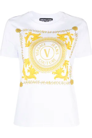 VERSACE Logo Couture print T-shirt