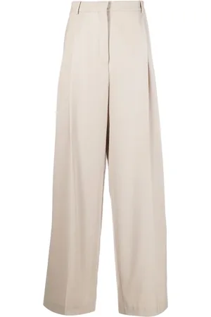 Botter Pleated cotton trousers