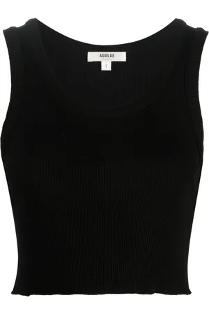 AGOLDE Ribbed-knit sleeveless top