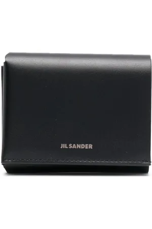 Jil Sander Logo-plaque leather wallet