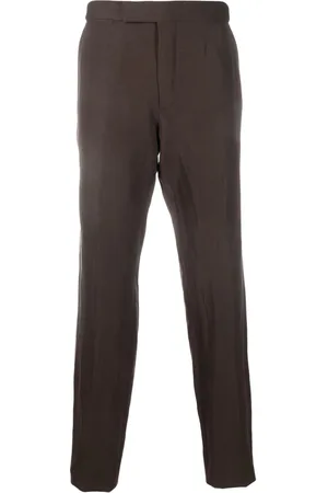 Ermenegildo Zegna Mid-rise tapered trousers