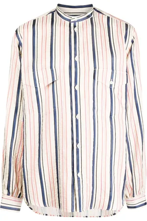 Bally Stripes-print silk shirt
