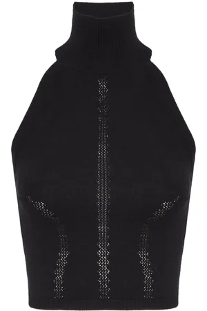 RTA High-neck crop top