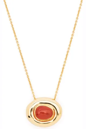 Missoma Doughnut gemstone pendant necklace