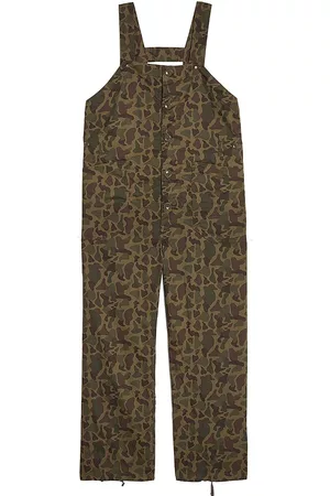 ENGINEERED GARMENTS Muži Lacláče - Camouflage-pattern cotton overalls