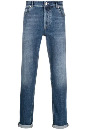 Brunello Cucinelli Mid-rise cotton jeans
