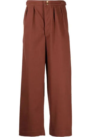 BODE Cropped wide-leg trousers