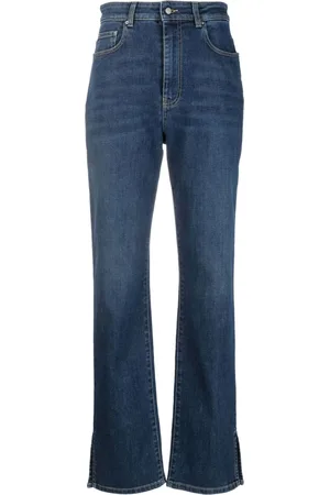 Fabiana Filippi Side-slit bootcut jeans