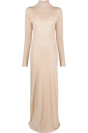 Fabiana Filippi Long-sleeve knitted maxi dress