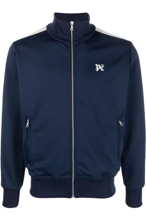 Palm Angels Logo-embroidered track jacket