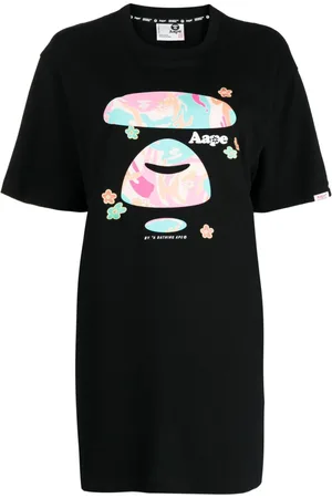 A Bathing Ape Logo-print cotton-jersey T-shirt