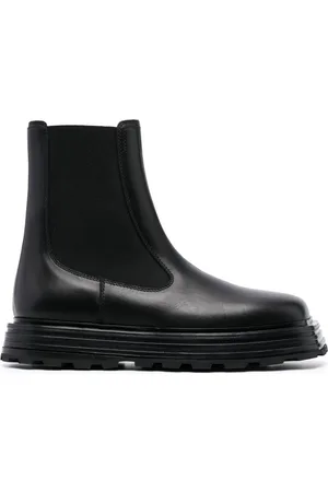 Jil Sander High-top leather chelsea boots