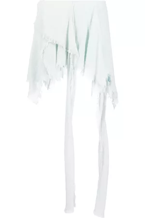 Acne Studios Ženy Krátké - Asymmetric draped miniskirt