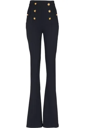 Balmain Wool flared trousers