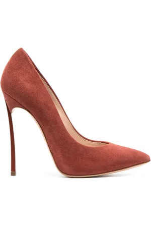 Casadei Blade 120mm pointed-toe suede pumps