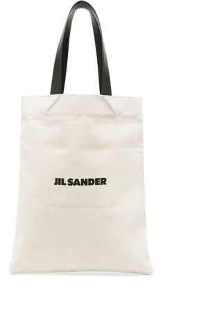 Jil Sander Logo-print canvas tote bag