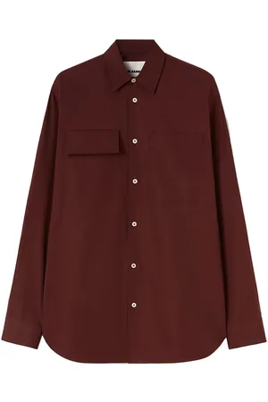 Jil Sander Long-sleeve pocket cotton shirt