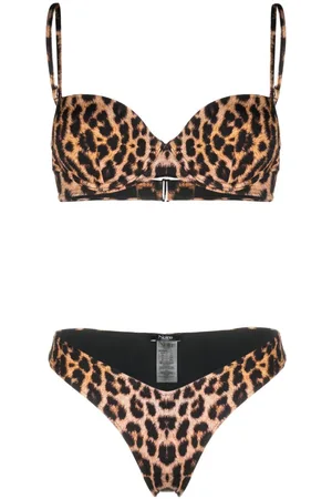 Noire Swimwear Leopard-print bikini set