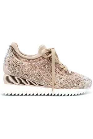 LE SILLA Reiko Wave rhinestone-embellished sneakers