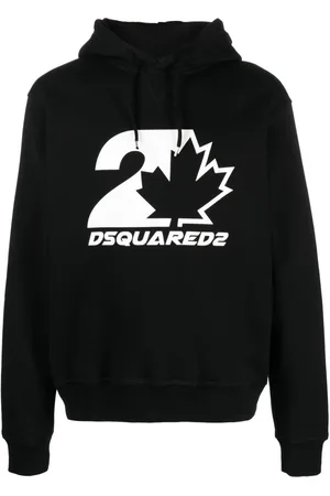 Dsquared2 Logo-print cotton drawstring hoodie