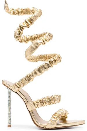 LE SILLA Fedra 120mm leather sandals