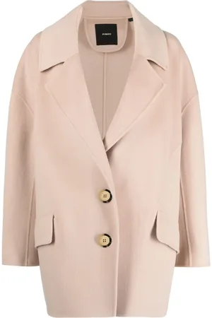 Pinko Single-breasted wool coat